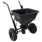 Carrito de mano esparcidor de sal pvc y acero 106x73x76 cm 45 l v5706 - Vetonek