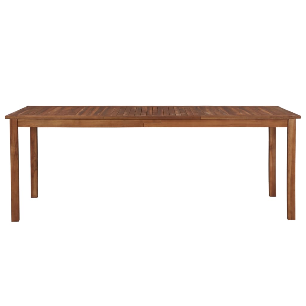 Mesa de jardín madera maciza de acacia 200x100x74 cm vidaXL