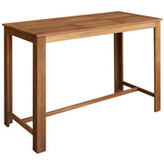 Vetonek Set mesa de bar y sillas 7 piezas de madera de acacia maciza