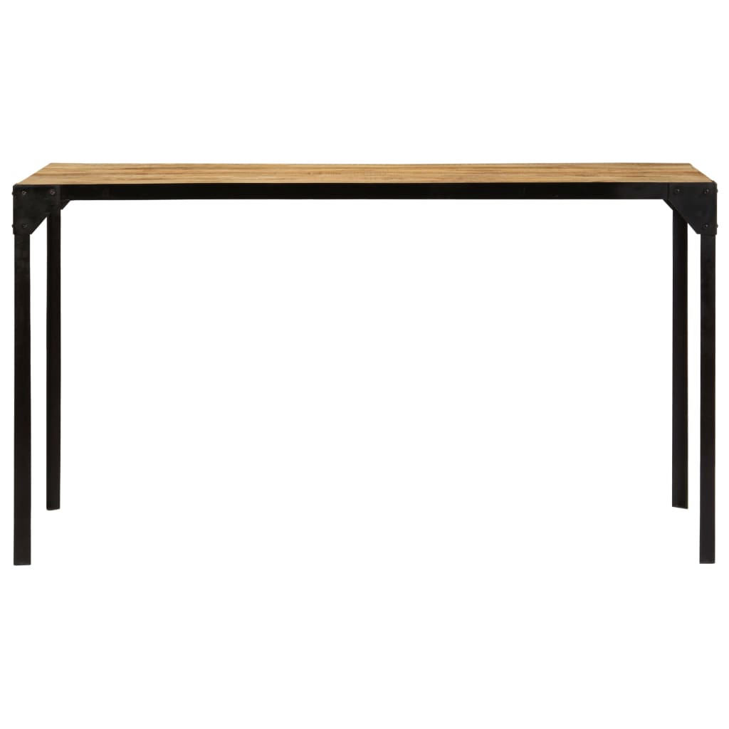 Mesa de comedor de madera maciza de mango 140x80x76 cm