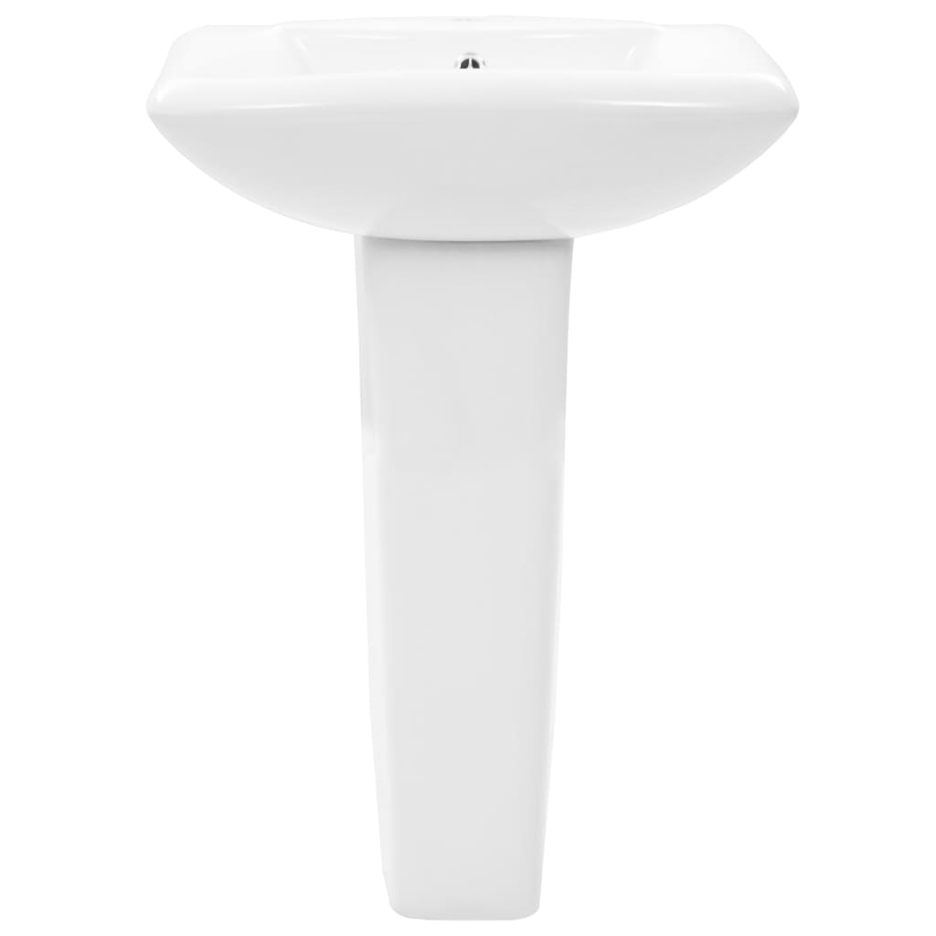 Lavabo de pie de cerámica blanco 580x470x200 mm - Vetonek