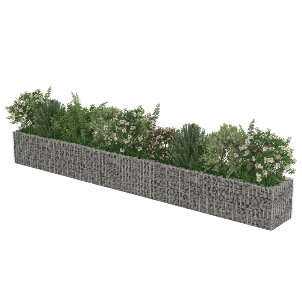 Arriate de gaviones de acero 450x50x50 cm v8302 Vetonek