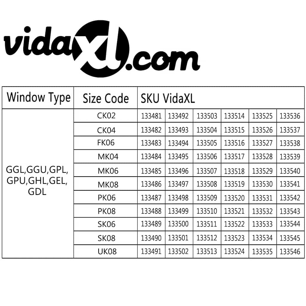 Persiana enrollable opaca negra SK06 vidaXL