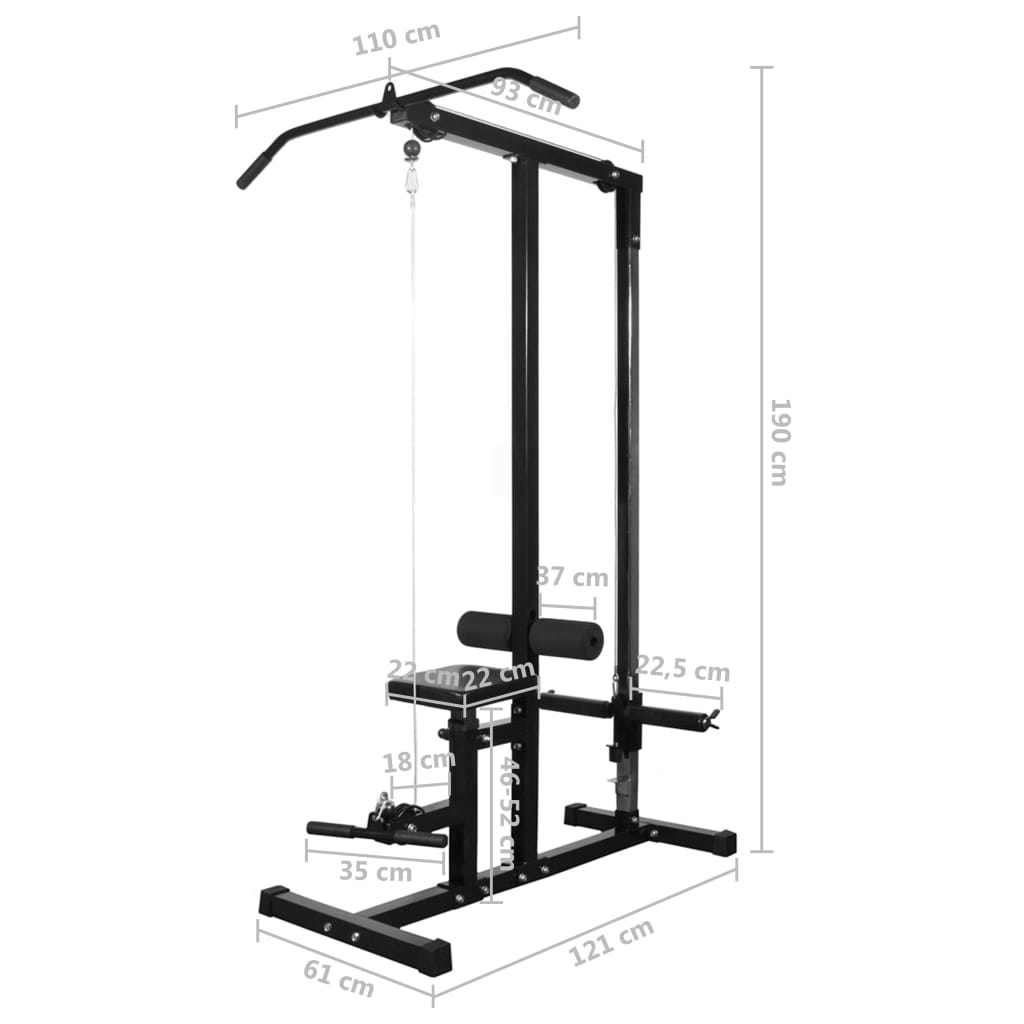 Máquina de musculación con pesas y mancuernas 30,5 kg vidaXL