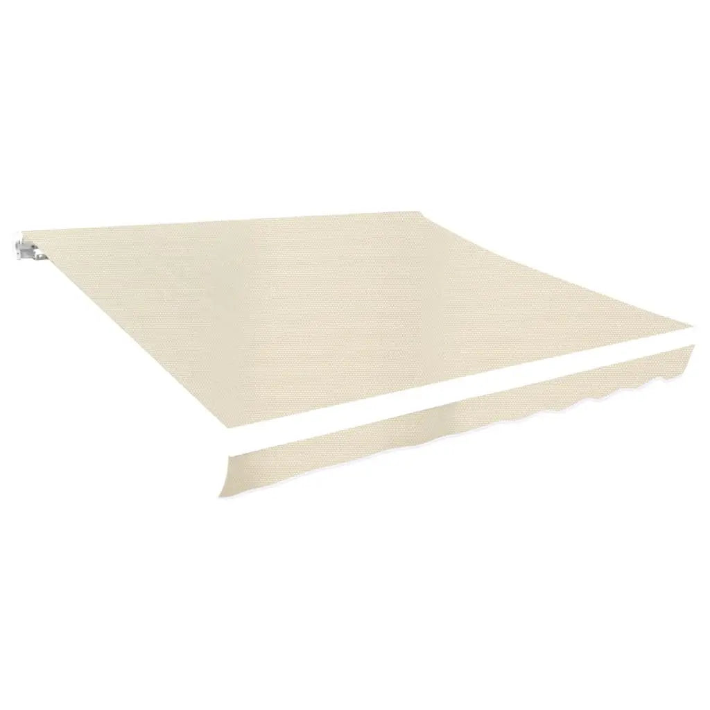 Vetonek Toldo de lona blanco crema 350x250 cm 