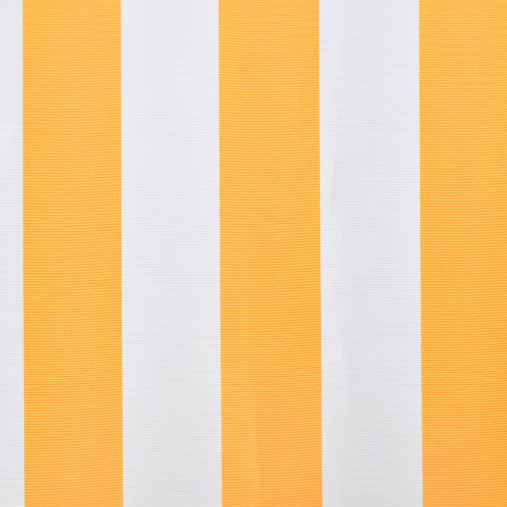 Toldo de lona naranja y blanco 350x250 cm