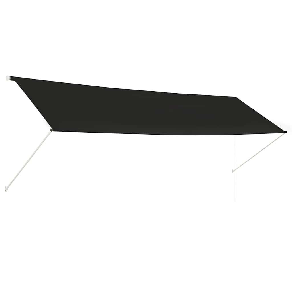 Toldo retráctil 400x150 cm gris antracita vidaXL