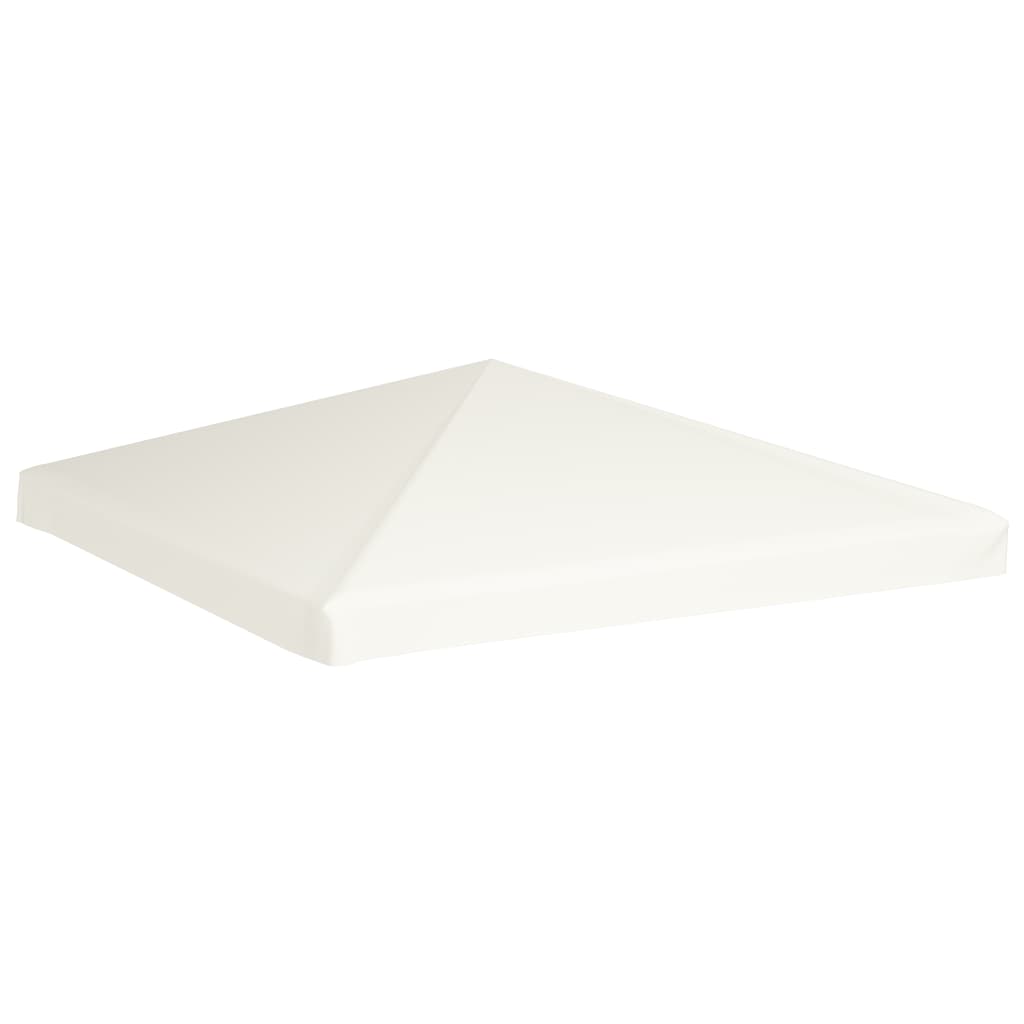 Cenador toldo 310 g/m² 3x3 m creme branco