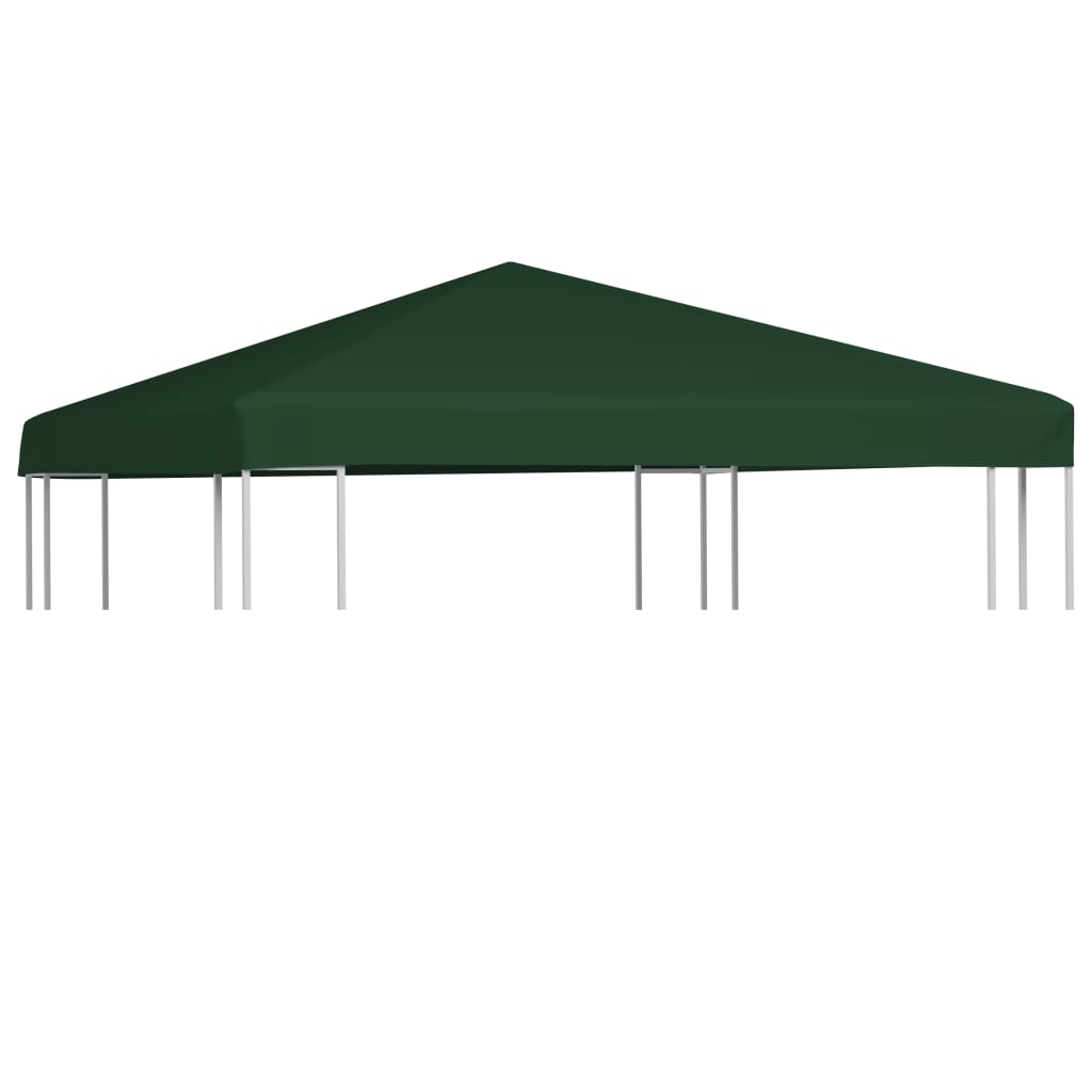 Cenador toldo 310 g/m² 3x3 m verde