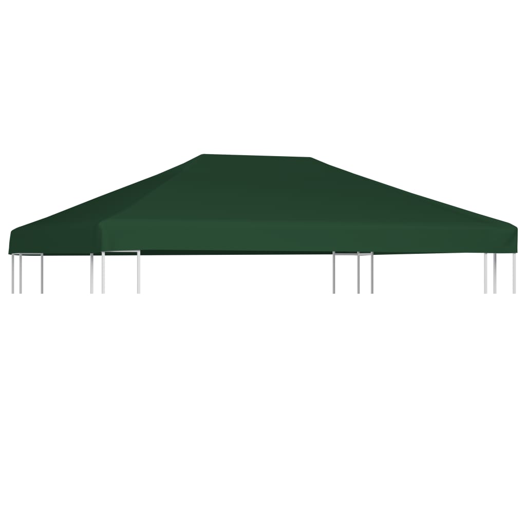 Cenador toldo 310 g/m² 4x3 m verde