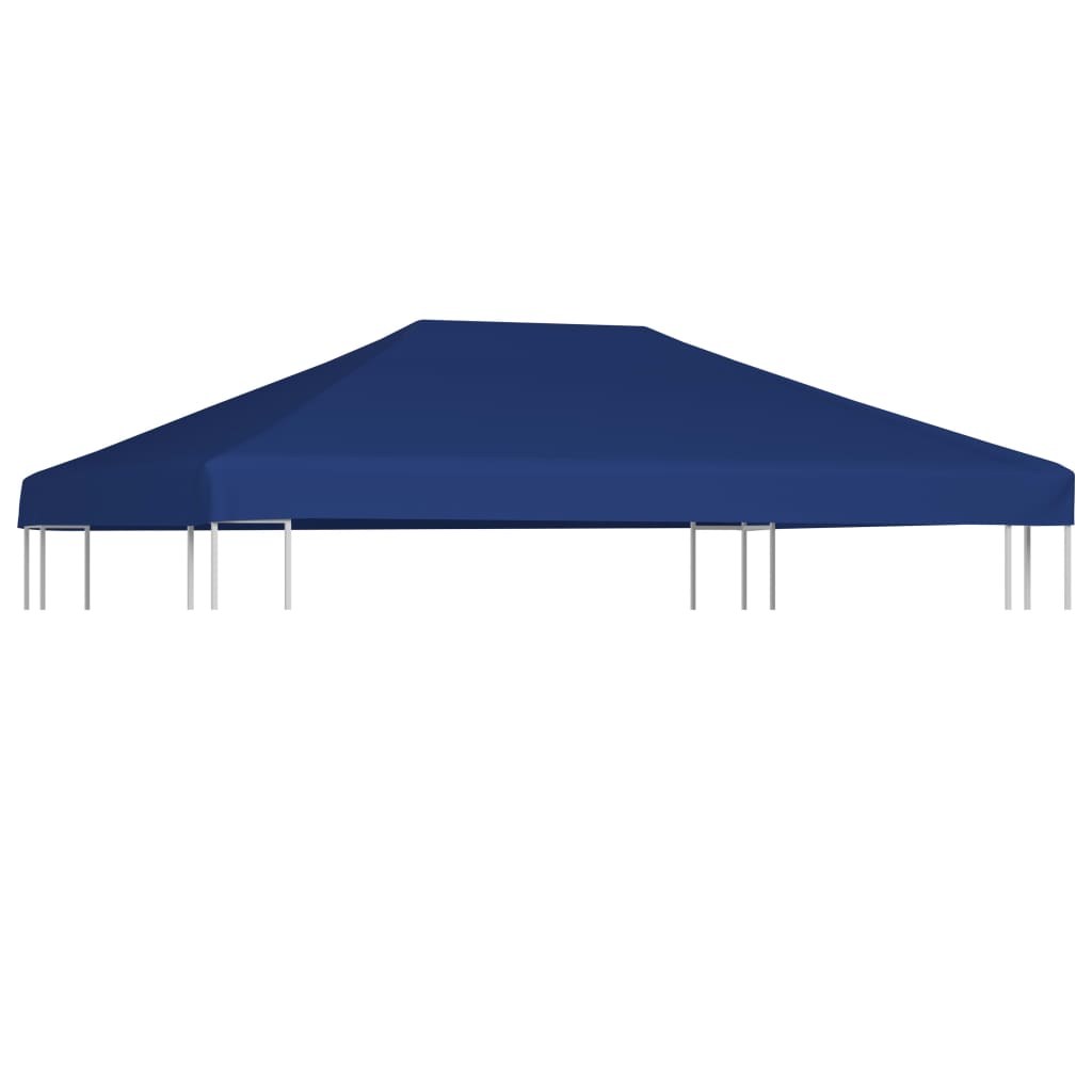 Cenador toldo 310 g/m² 4x3 m azul