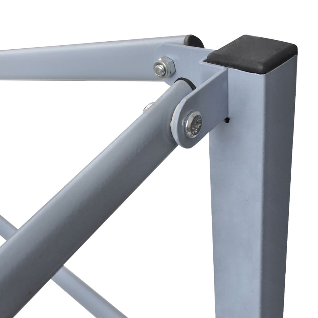 Cenador plegable con 2 paredes azul 3x3 m v6496 - Vetonek