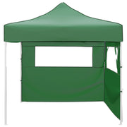 Vetonek Cenador plegable con 2 paredes verde 3x3 m