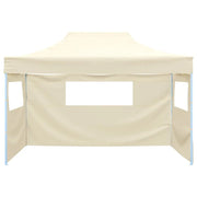 Carpa pleglable con 3 paredes crema 3x4,5 m v72 Vetonek