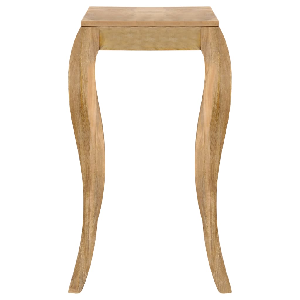 Mesa consola de madera maciza de mango 118x38x76 cm