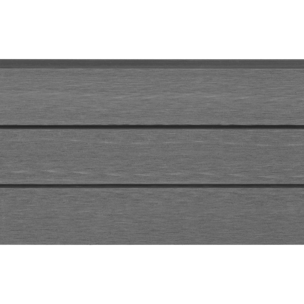 Schede di recinzione di riserva 9 UDS WPC Grey 170 cm