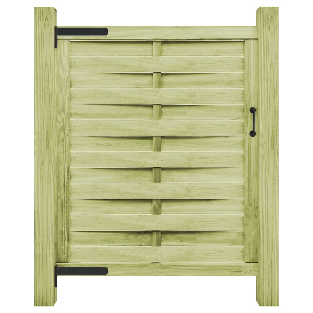 Vetonek Puerta de jardín madera de pino impregnada verde 100x125 cm