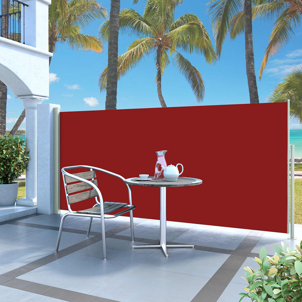 Vetonek Toldo lateral retráctil 140x300 cm rojo