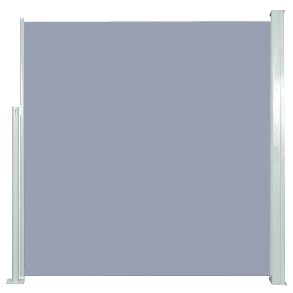 Toldo lateral retráctil 140x300 cm gris vidaXL