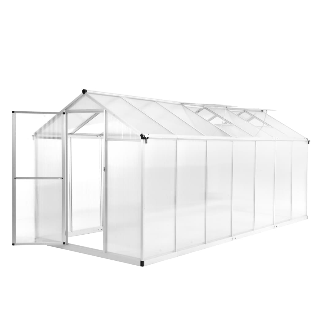 Vetonek Invernadero de aluminio 421x190x195 cm 15,6 m³