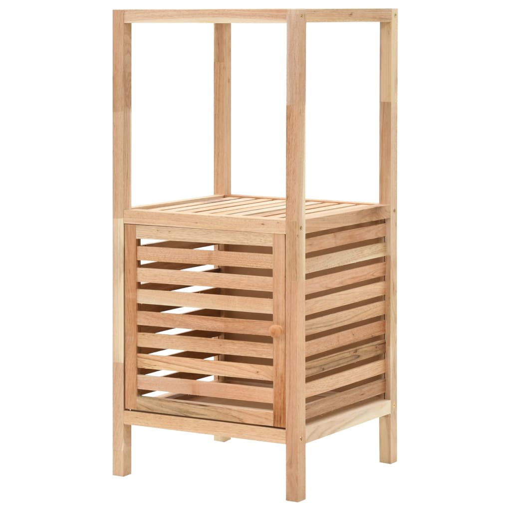 Vetonek Mueble de almacenaje baño madera maciza nogal 39,5x35,5x86 cm