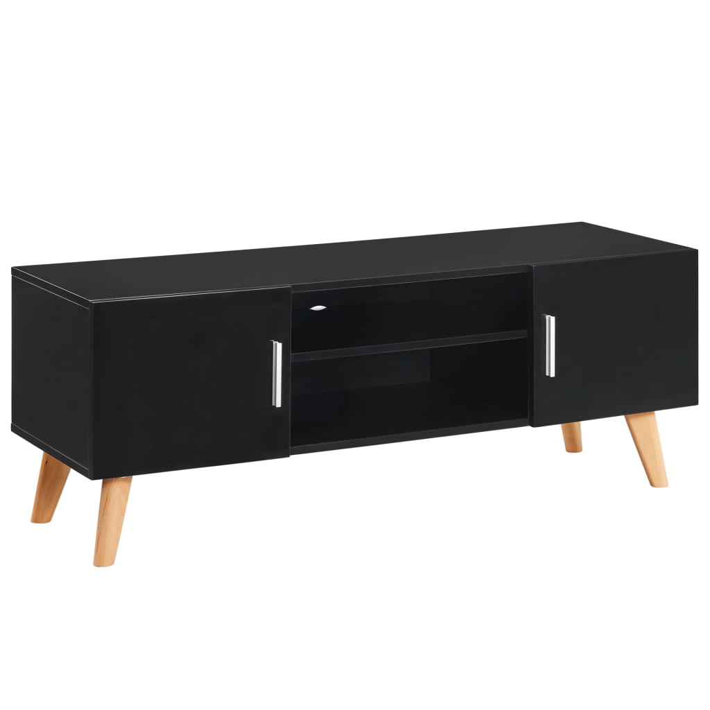 Vetonek Mueble para TV MDF negro 120x40x46 cm 