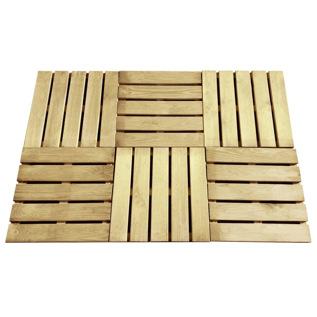 Porch tiles 6 units green wood 50x50 cm v7119 Vetonek