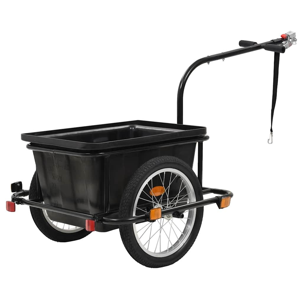 Vetonek Remolque para bicicletas negro 50 L