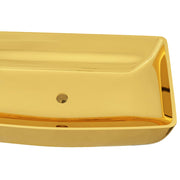 Lavabo 71x38x13,5 cm cerámica dorado v9540 - Vetonek