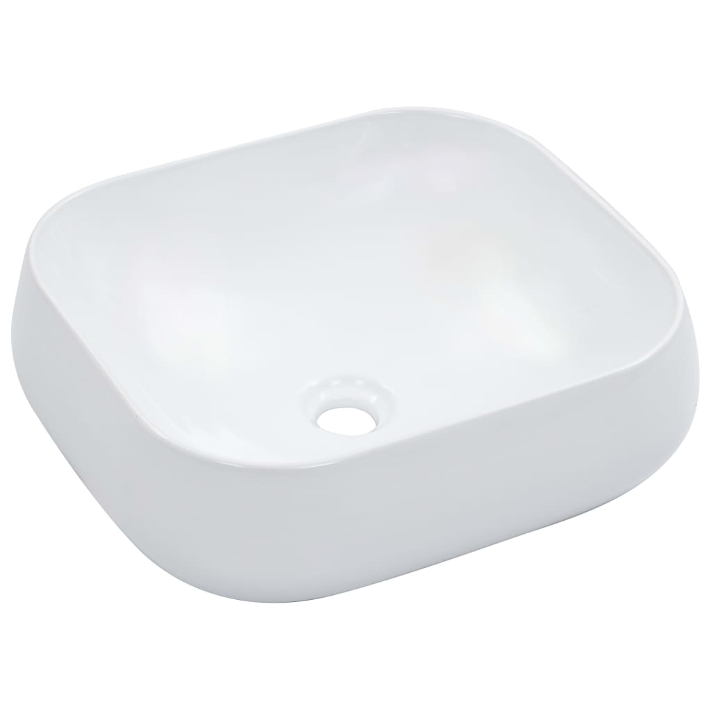 Vetonek Lavabo 44,5x39,5x14,5 cm cerámica blanco