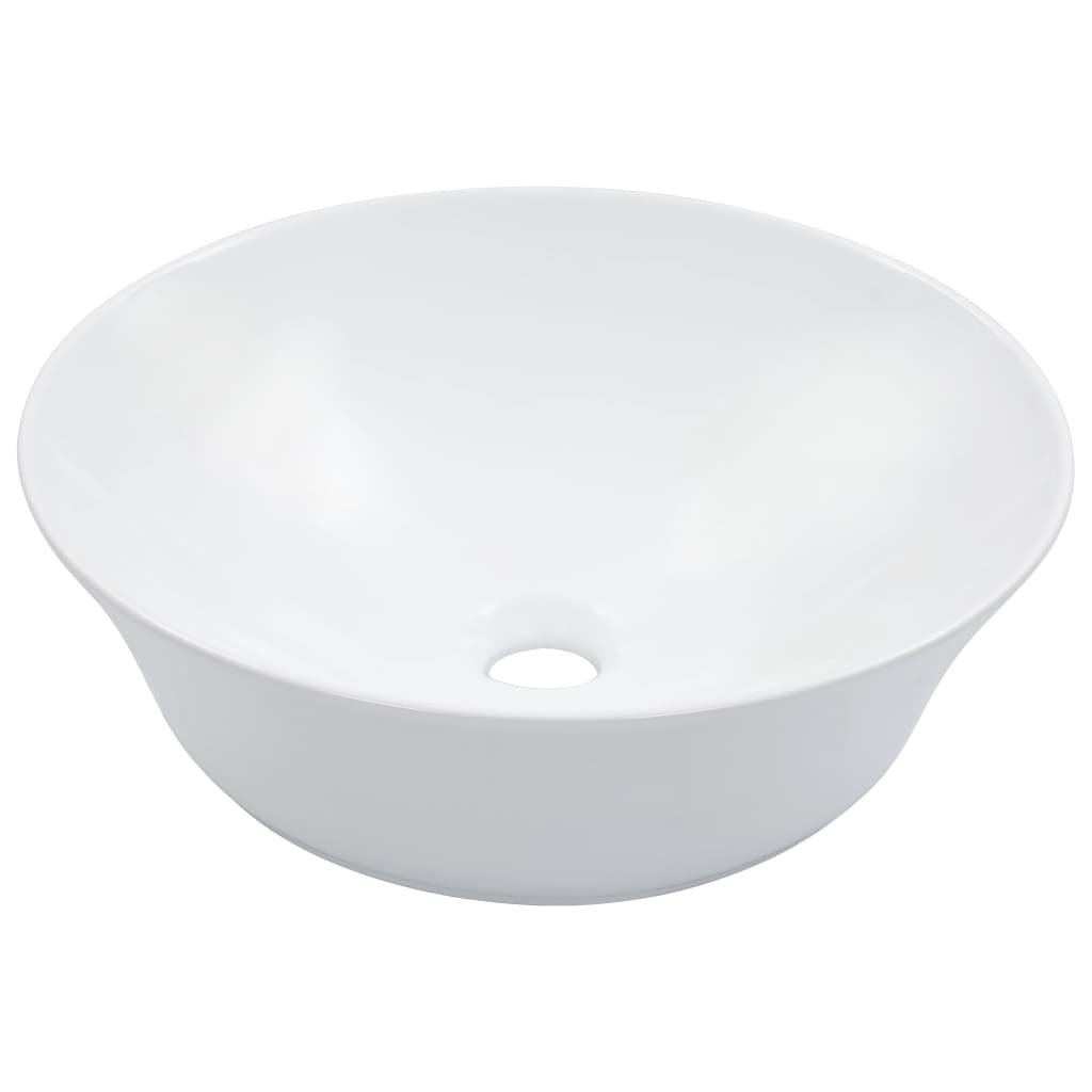 Lavabo 41x12,5 cm cerámica blanco