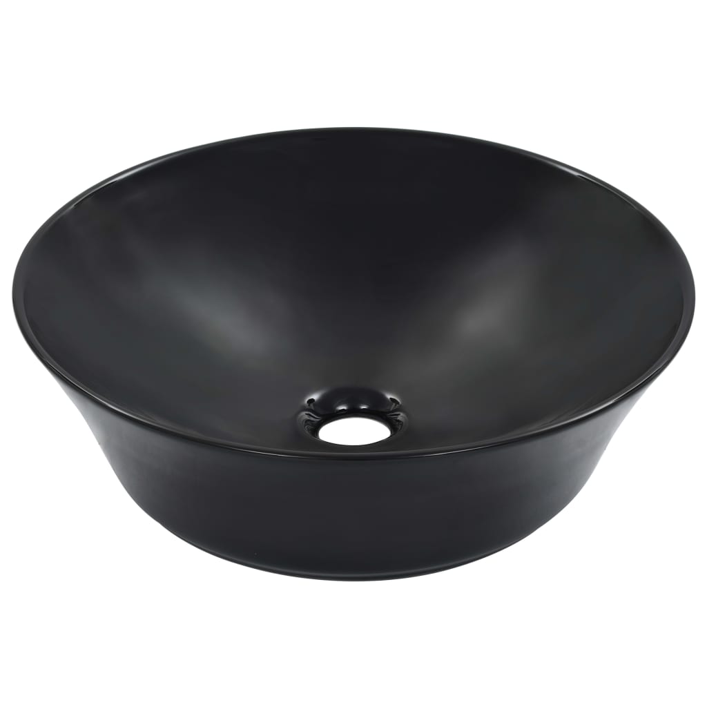 Vetonek Lavabo 41x12,5 cm cerámica negro