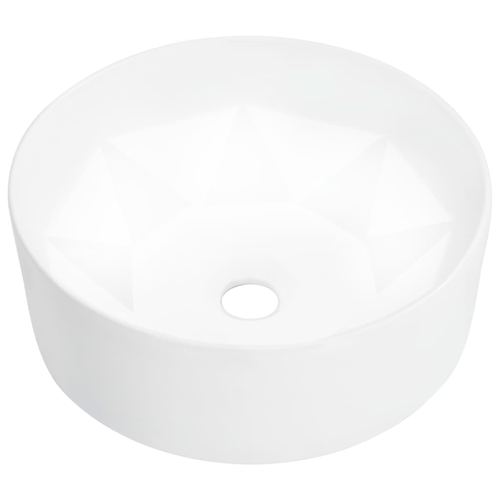 Vetonek Lavabo 36x14 cm cerámica blanco