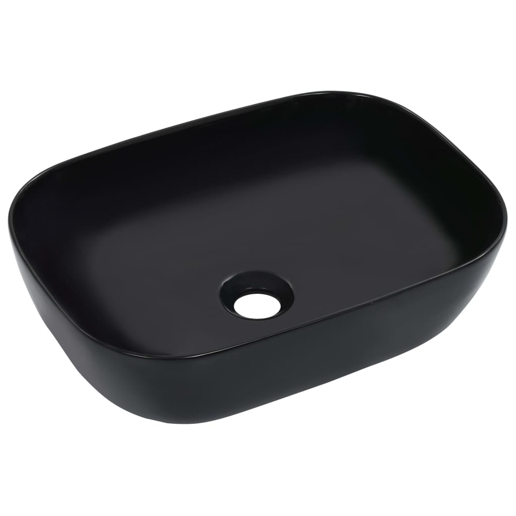 Vetonek Lavabo 45,5x32x13 cm cerámica negro