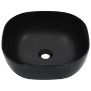 Vetonek Lavabo 42,5x42,5x14,5 cm cerámica negro