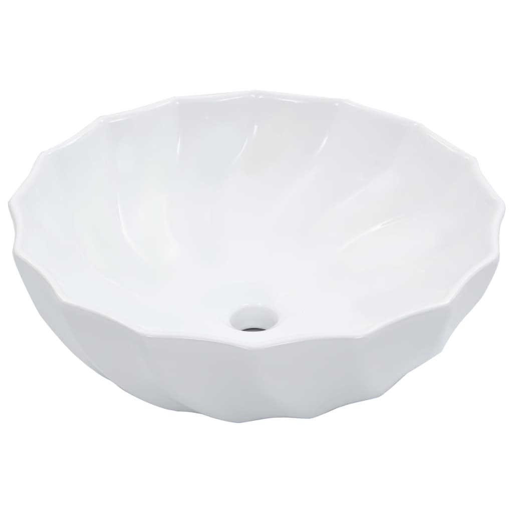 Lavabo 46x17 cm cerámica blanco