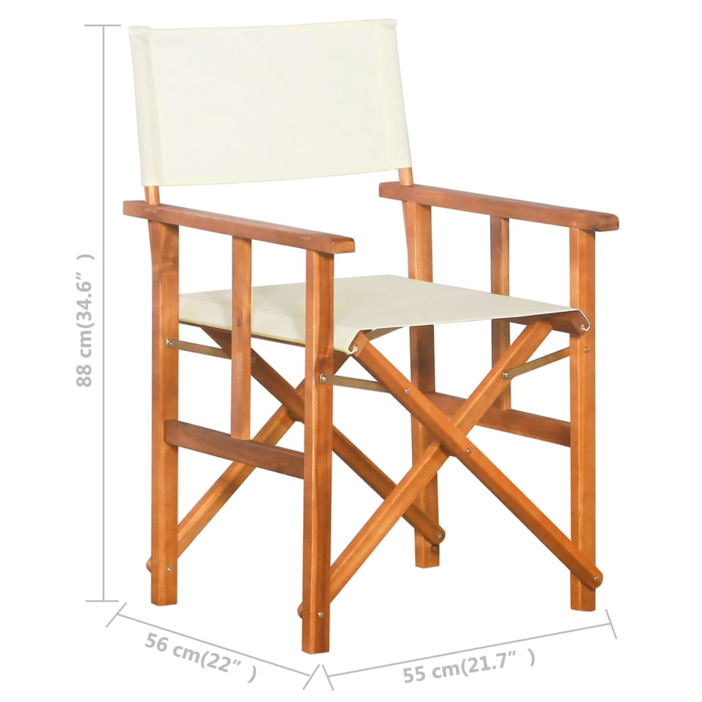 Acacia solid wooden chair