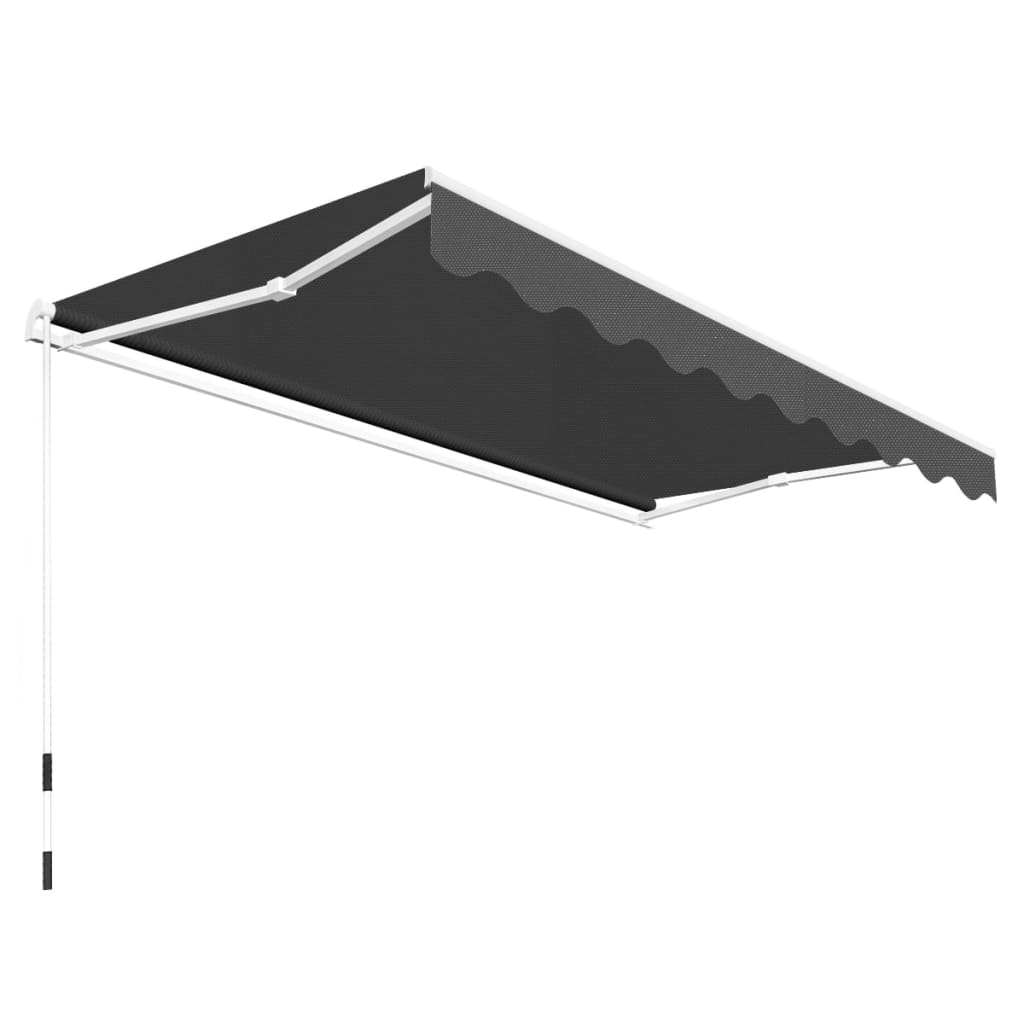 Toldo plegable de operación manual 300 cm antracita vidaXL