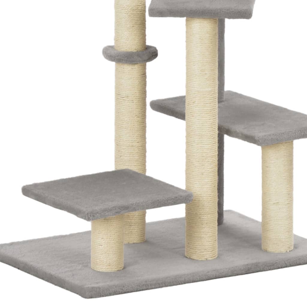 Catschador with Gray Sisal Posts 125 cm