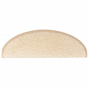 Tapis de marche d'escalier 15 pcs crème 65x21x4 cm V8504 Vetonek