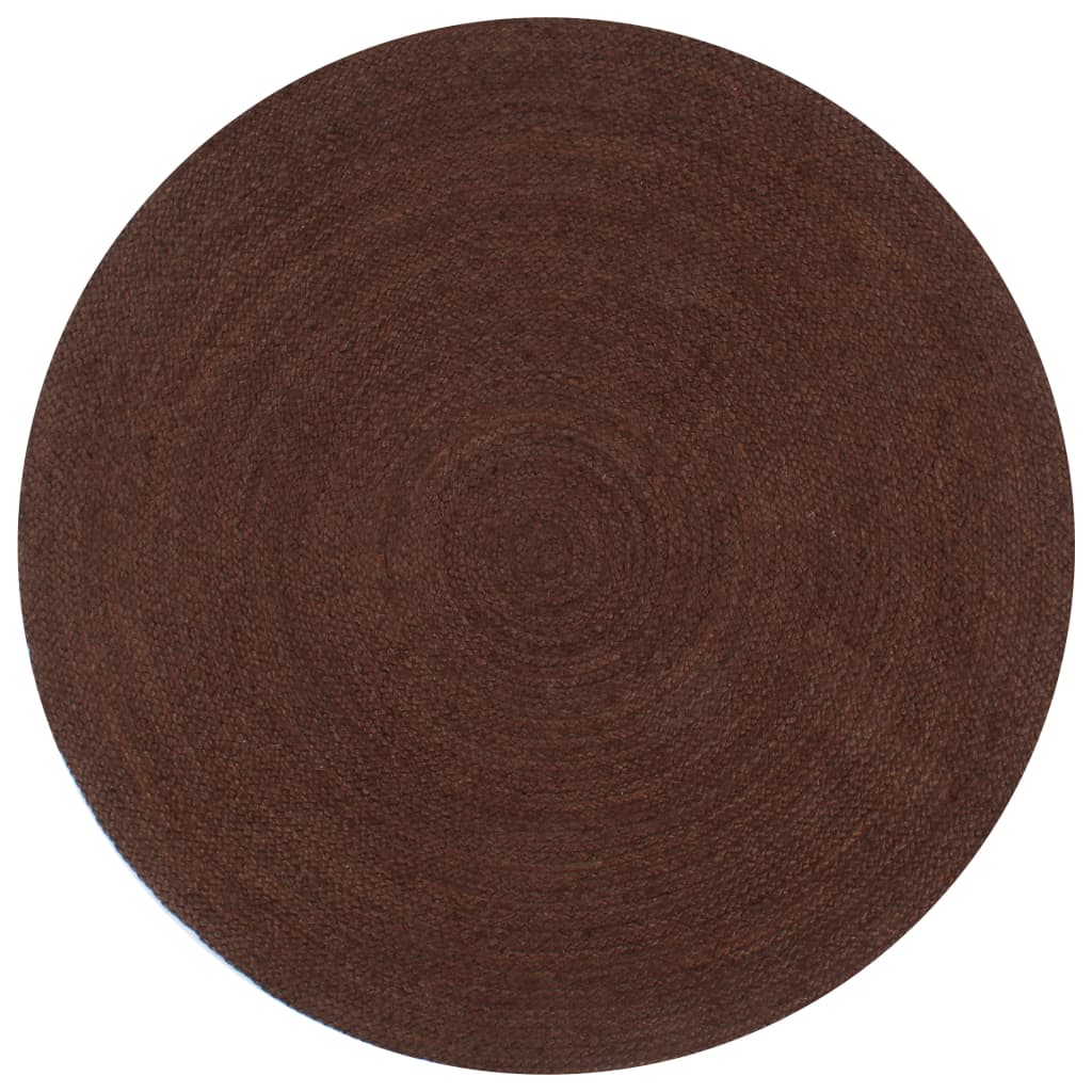 Carpete Yute Round -Brown, 120 cm