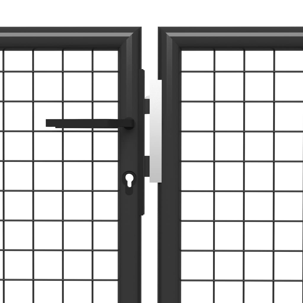 Gray Gray Garden Door 500x125 cm