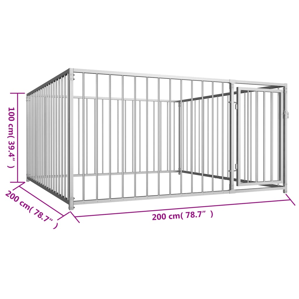 Cage di peperoncino esterna 200x200x100 cm