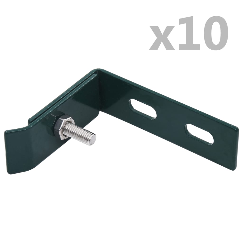 Conector de esquina para pared 10 sets verde