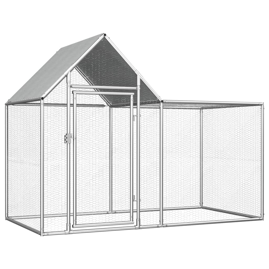 Vetonek Gallinero acero galvanizado 2x1x1,5 m