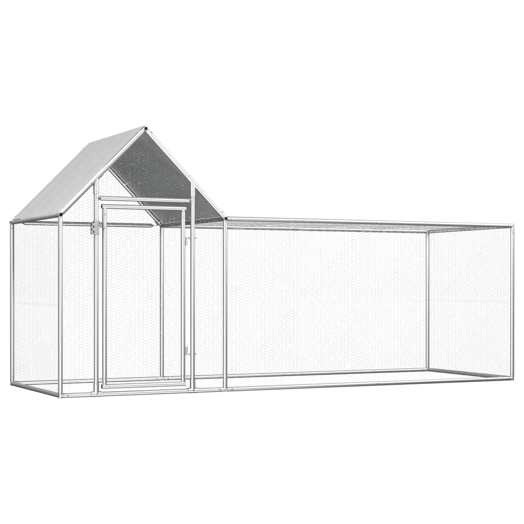 Vetonek Gallinero acero galvanizado 3x1x1,5 m