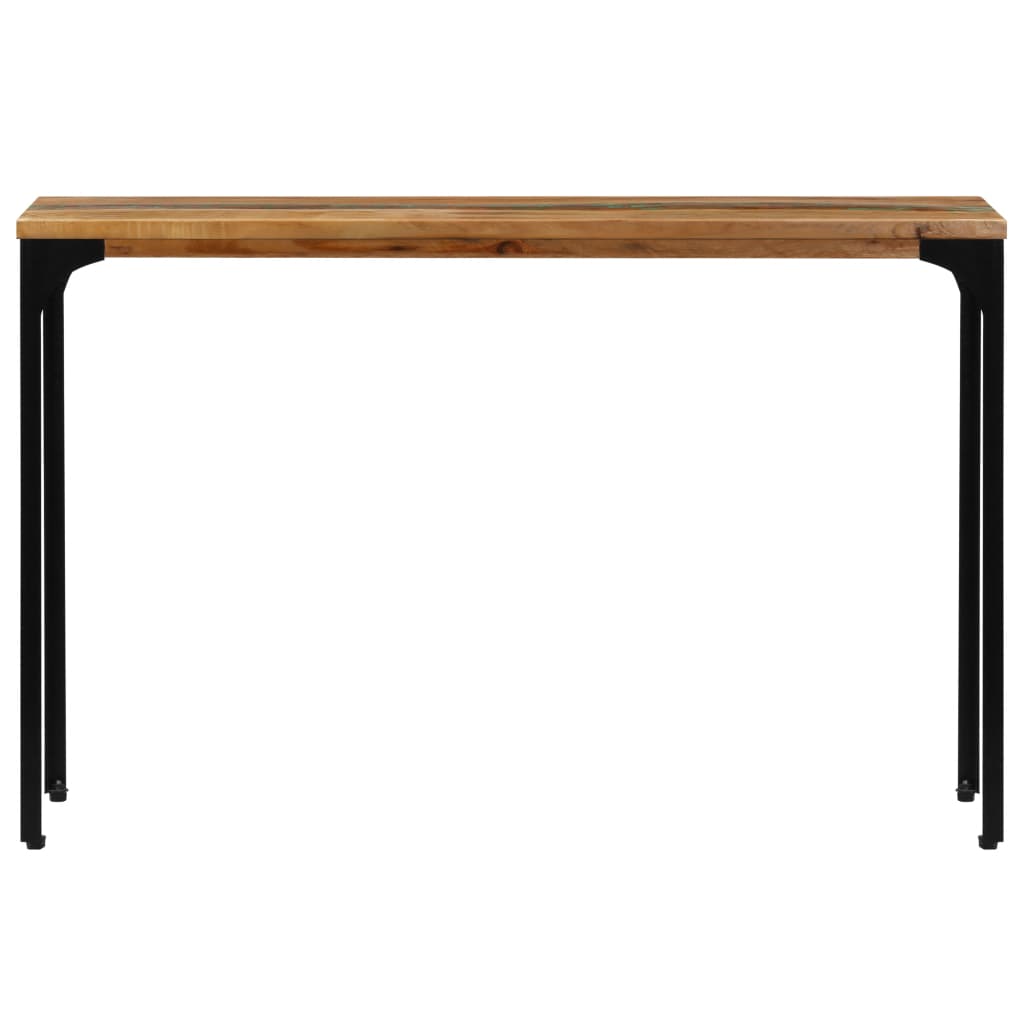 Mesa consola madera maciza reciclada 120x35x76 cm