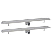 Vetonek Desagüe lineal de ducha 2 piezas 930x140 mm acero inoxidable