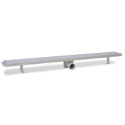 Desagüe ducha lineal 2 pzs burbuja 1030x140 mm acero inoxidable v7494 - Vetonek