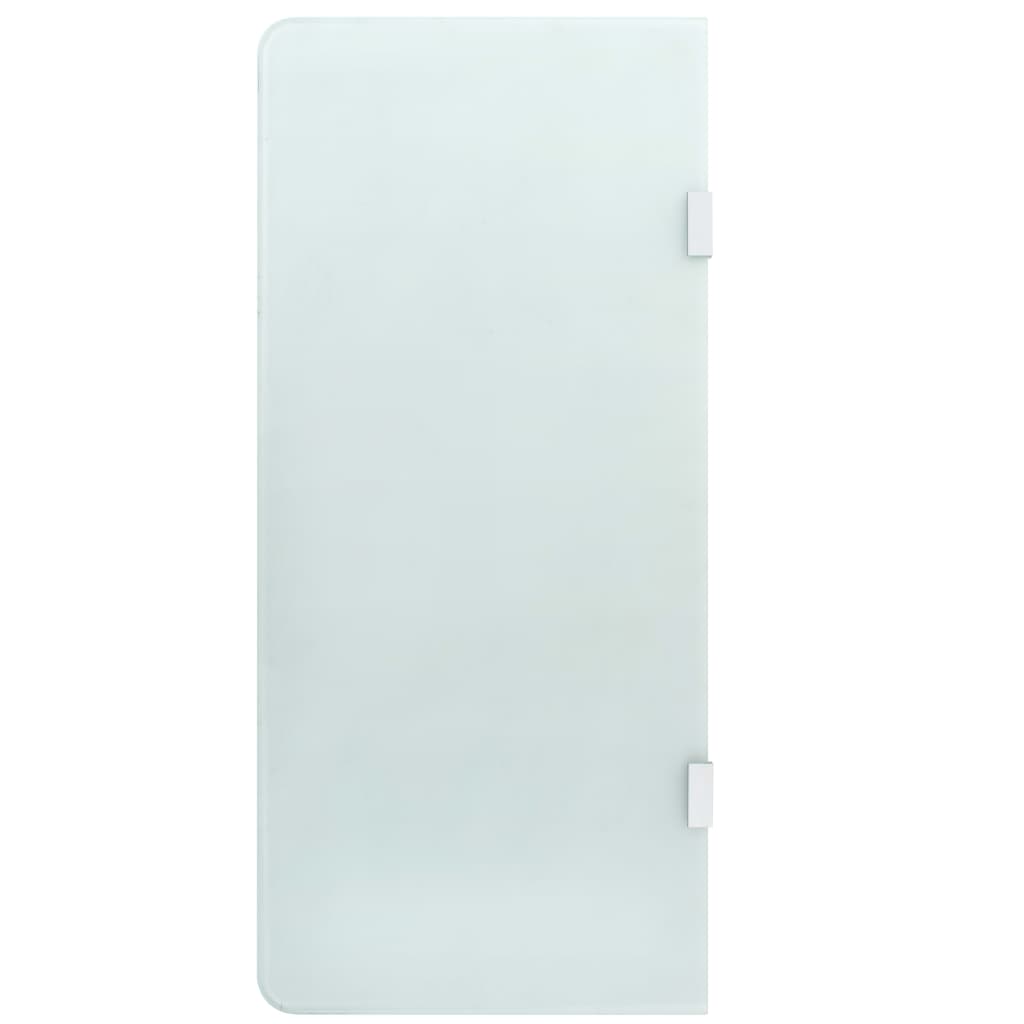 Panel privacidad de urinario de pared vidrio templado 90x40 cm vidaXL